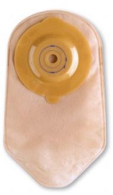 Bild på Salts Confidence Convex Supersoft, urostomipåse, tb häftpåse, beige, hål 21 mm 10 st