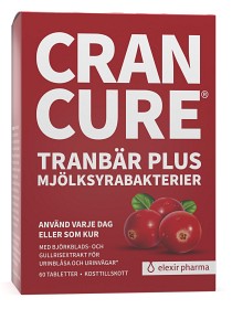 Bild på Elexir Cran Cure Tranbär Plus mjölksyrabakterier 60 tabletter