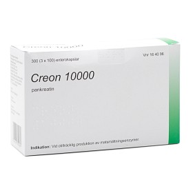 Bild på Creon 10000, enterokapsel, hård Medartuum AB 3 x 100 st