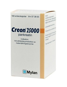 Bild på Creon 25000, enterokapsel, hård Abbott 100 st