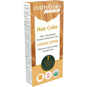 Bild på Cultivator's Organic Herbal Hair Color Auburn Copper 100 g