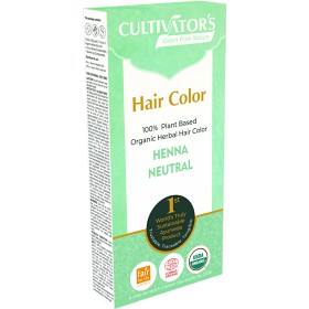 Bild på Cultivator's Organic Herbal Hair Color Henna Neutral Cassia 100 g