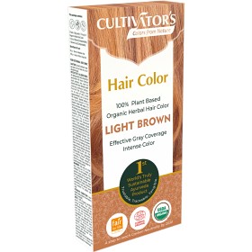 Bild på Cultivator's Organic Herbal Hair Color Light Brown 100 g