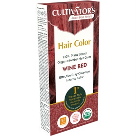 Bild på Cultivator's Organic Herbal Hair Color Wine Red 100 g
