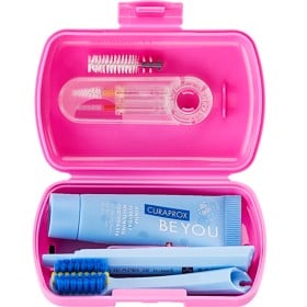 Bild på Curaprox Ortho Travel Set rosa