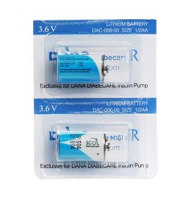 Bild på DANA Diabecare batteri 3,6 V 2 st