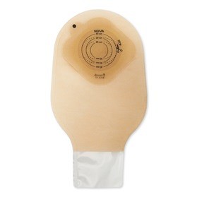 Bild på Dansac Nova 1 tömbar häftpåse Infant klar hål 10-40 mm 30 st