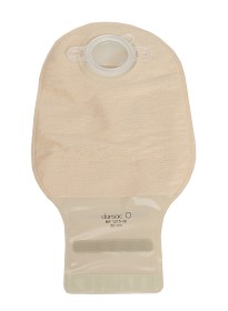 Bild på Dansac Nova 2 Fold Up tömbar påse, Symmetrisk, beige, ringdiameter 36 mm 10 st