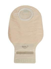 Bild på Dansac Nova 2 Fold Up tömbar påse, Symmetrisk, beige, ringdiameter 55 mm 10 st