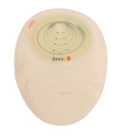 Bild på Dansac NovaLife 1, Midi, sluten endels häftpåse, beige, uppklippbar 10-55x70 mm 30 st