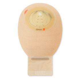 Bild på Dansac NovaLife 1, Midi, tömbar häftpåse, beige, uppklippbar 35-55x70 mm 30 st