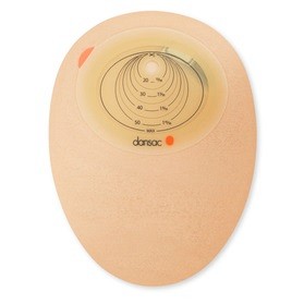 Bild på Dansac NovaLife 1 Midi sluten häftpåse beige uppklippbart hål 10-55x70 mm 30 st