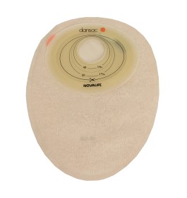 Bild på Dansac NovaLife 1 Midi sluten häftpåse beige uppklippbart hål 30-55x70 mm 30 st