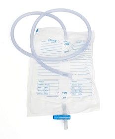 Bild på Dansac Urinuppsamlingspåse avtappningsbar, volym 2000 ml, 120 cm slang 10 st