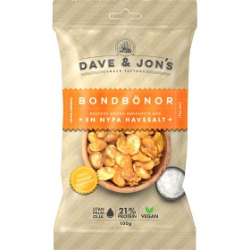 Bild på Dave & Jon's Rostade Bondbönor Havssalt 100 g