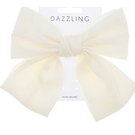 Bild på Dazzling Barrette Satin Bow White