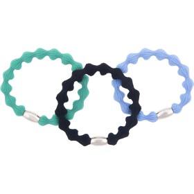 Bild på Dazzling H2 Hair Tie 3-pack (Black, Green, Blue)