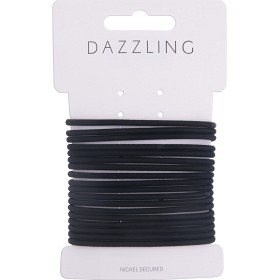 Bild på Dazzling H2 Hårsnoddar svarta tunna 18-pack