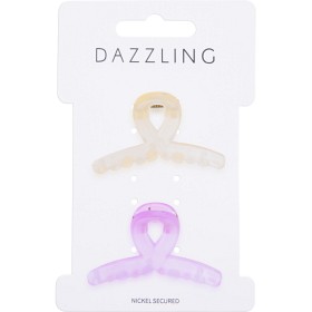 Bild på Dazzling Hair Clip 2-pack Mini Clips Yellow & Pink