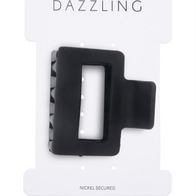 Bild på Dazzling Hair  Clip Square Black 5 cm