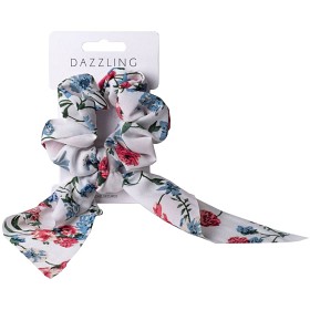 Bild på Dazzling Scrunchie Tail vit blommig