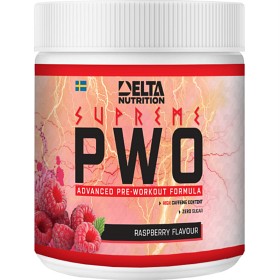 Bild på Delta Nutrition Supreme PWO Raspberry 300 g
