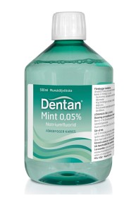 Bild på Dentan Mint, munsköljvätska 0,05 % 500 ml