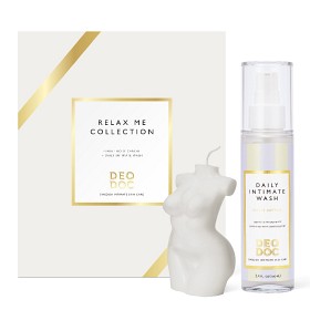 Bild på DeoDoc Relax Me Collection Candle + Daily Intimate Wash