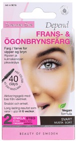 Bild på Depend Frans- & Ögonbrynsfärg svart