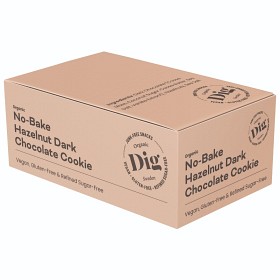 Bild på Dig No-Bake Hazelnut Dark Chocolate Cookie 12 st