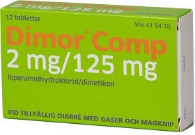 Bild på Dimor Comp, tablett 2 mg/125 mg 12 st