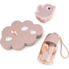 Bild på Done by Deer Lunch & Snack Box with Straw Bottle Playground, Powder