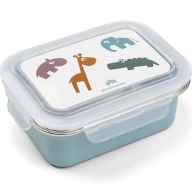 Bild på Done by Deer Metal Lunch Box Deer Friends, Blue