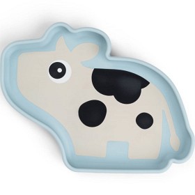 Bild på Done by Deer Silicone Stick&Stay Plate Dotti, Blue