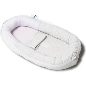 Bild på Doomoo Babybädd  Melerad Vit