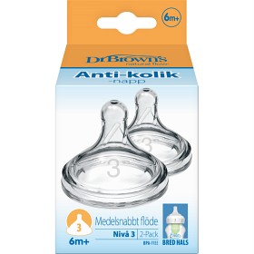 Bild på Dr Brown Level 3 WN Silicone Option+ Nipple