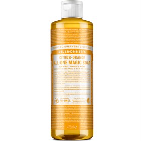 Bild på Dr Bronner Citrus Orange Liquid Soap 475 ml