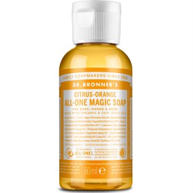 Bild på Dr Bronner Citrus Orange Liquid Soap 59 ml