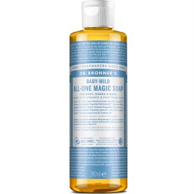 Bild på Dr Bronner Mild Unscented Liquid Soap 240 ml