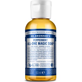 Bild på Dr Bronner Peppermint Liquid Soap 59 ml