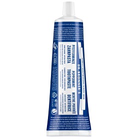 Bild på Dr Bronner Peppermint Toothpaste fluorfri 105ml