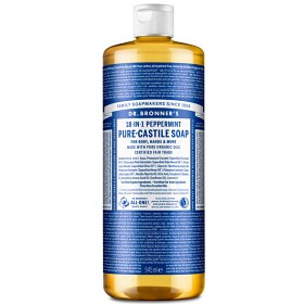 Bild på Dr Bronner Pure Castile Liquid Soap Peppermint 945 ml
