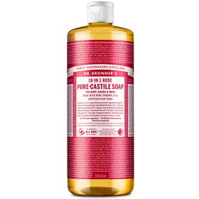 Bild på Dr Bronner Pure Castile Liquid Soap Rose 945 ml