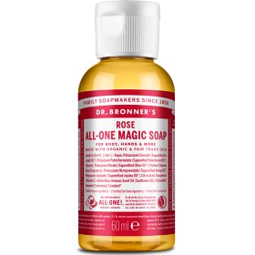 Bild på Dr Bronner Rose Liquid Soap 59 ml
