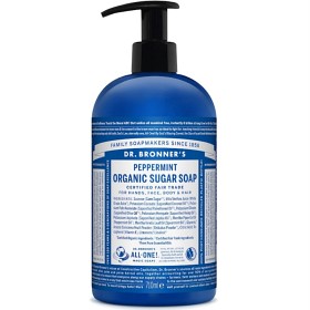Bild på Dr. Bronner’s Organic Sugar Soap Peppermint 710 ml