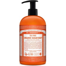 Bild på Dr. Bronner’s Organic Sugar Soap Tea Tree 710 ml