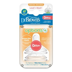 Bild på Dr Brown Dinapp Options+ strl 1, 2-pack
