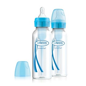 Bild på Dr Brown NN Options Nappflaska 250 ml 2-pack (Blå)