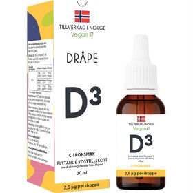 Bild på Dråpe D3 droppar 30 ml