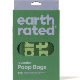 Bild på Earth Rated Poop Bags med handtag 120 st Lavender